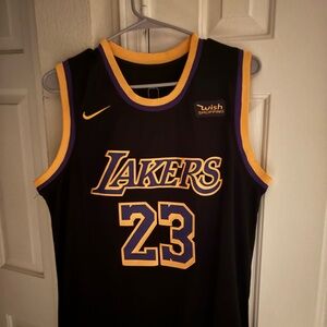 Black and Yellow Lakers Jersey